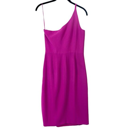 NWT Dress the Population Alexandra Sleeveless Midi Dress Bright Fuschia Size S - Picture 8 of 13